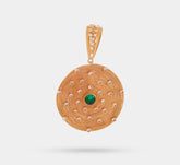 Contemperory gold pendant